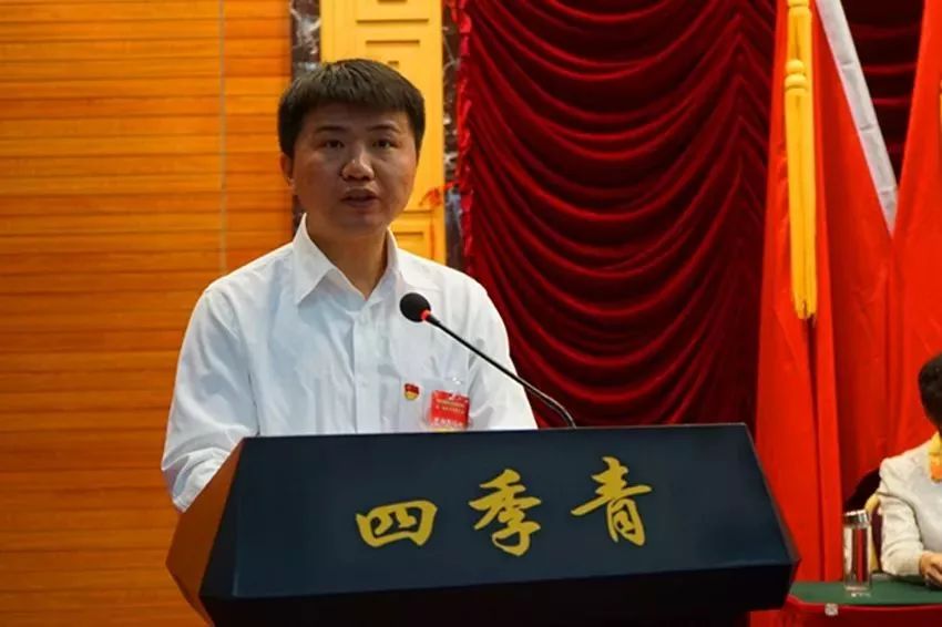 镇党委副书记赵仕伟所作的《关于 四季青镇股份