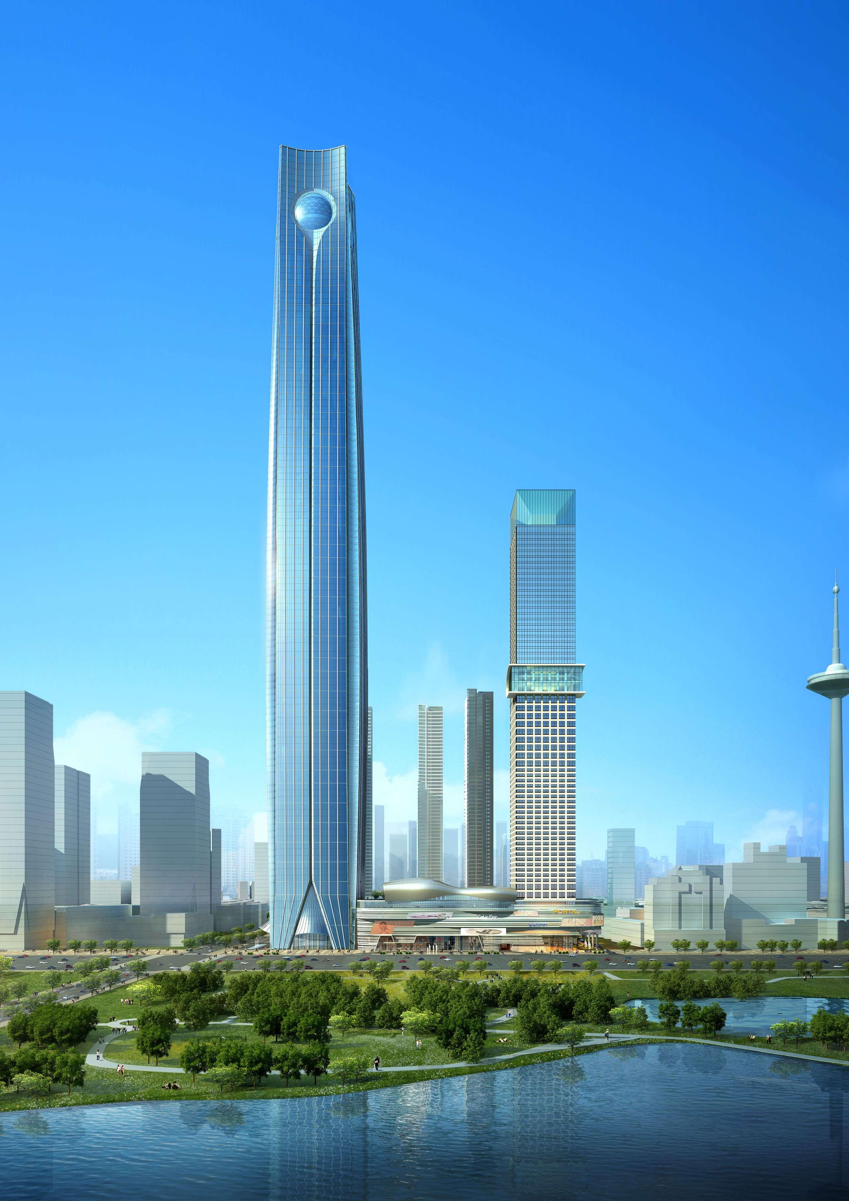 东北在建的新地标建筑投资约120亿高568米将成东北第一高楼