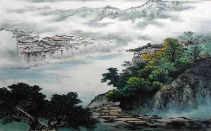 张继强山水国画欣赏下