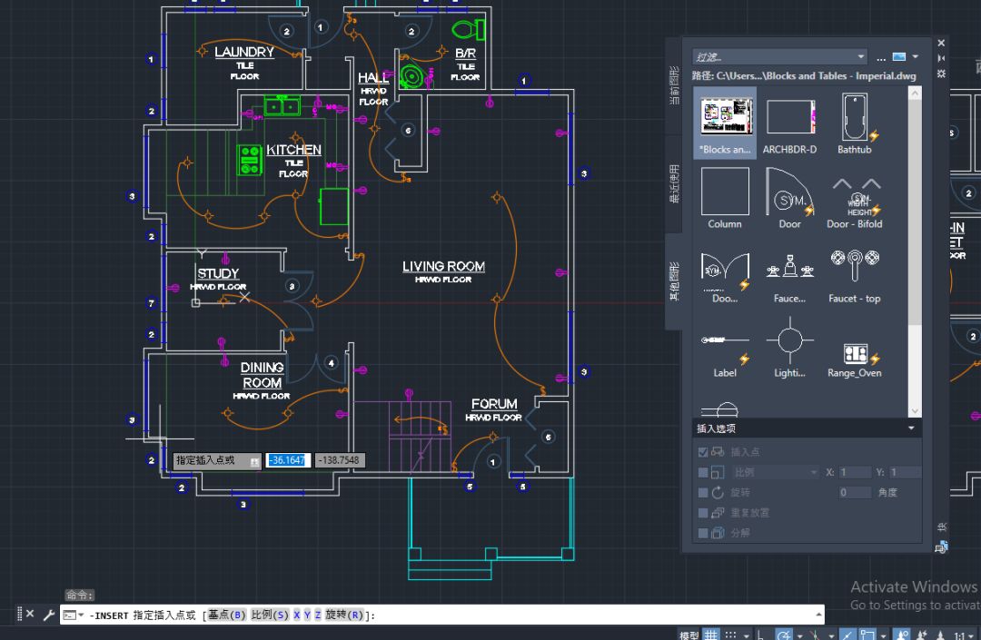 cad2020變身插入對話框讓你繪圖效率翻倍