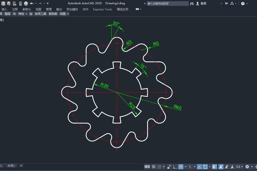 cad进阶题目满满的都是干货圆上绘制切线修剪一步到位