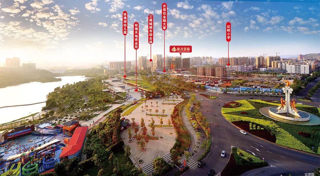 梧州红岭片区再添地标性建筑目前已开工建设明年底完工