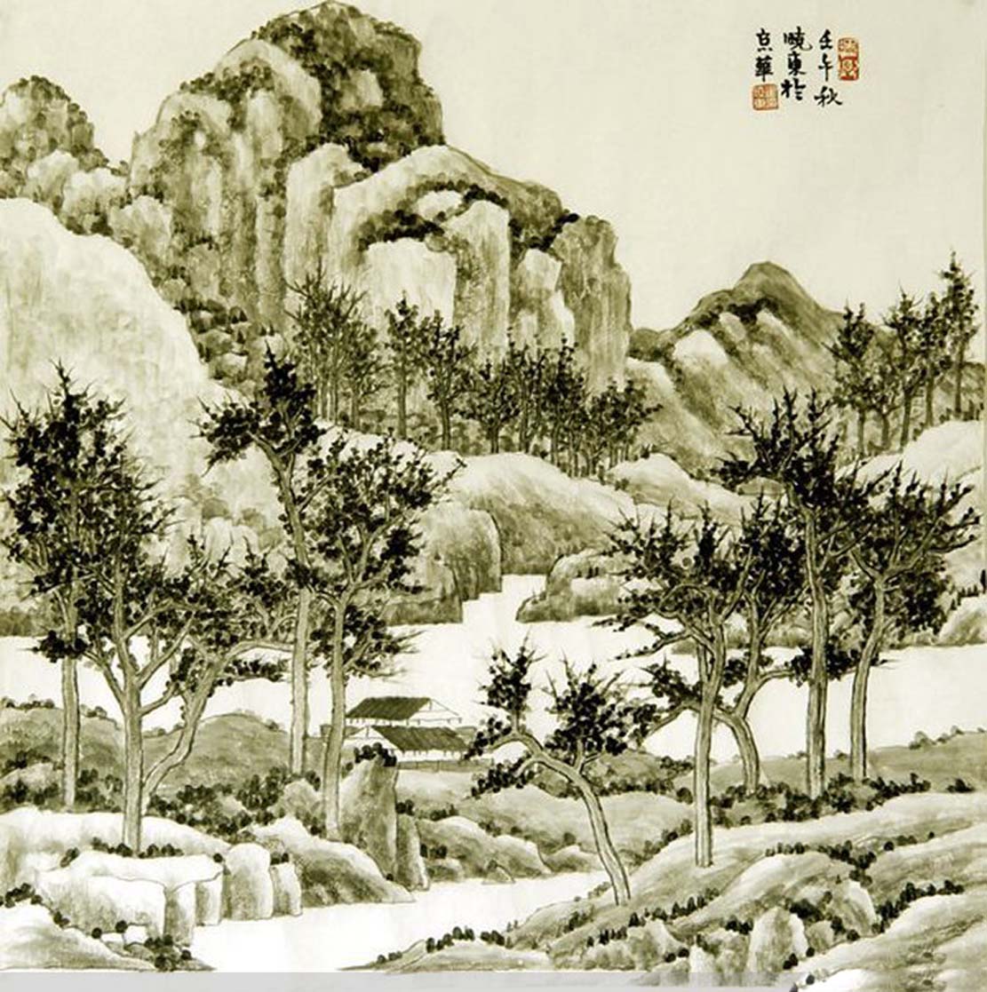 崔晓东画家《追求苍浑朴厚 构图严谨饱满》