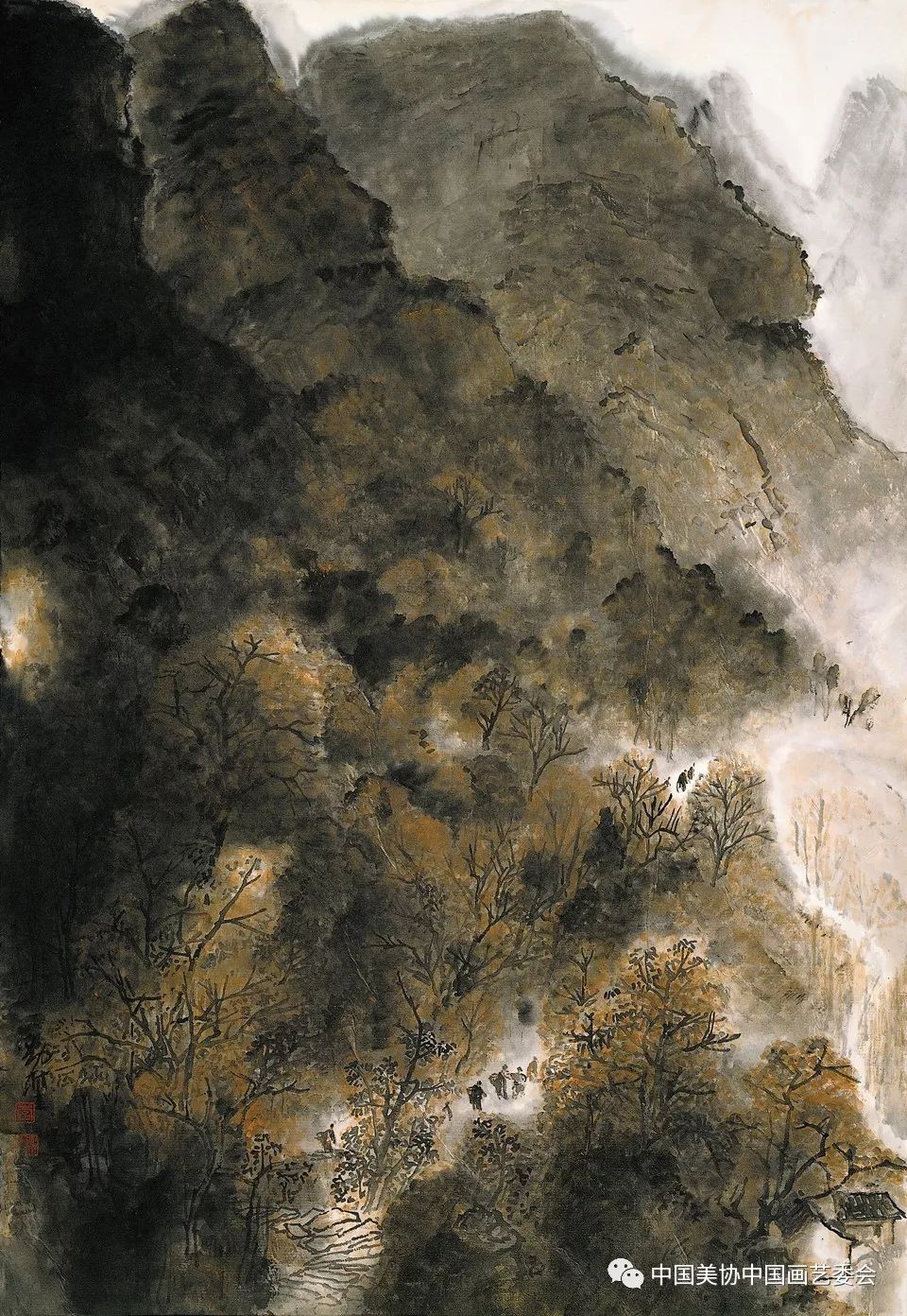 展览关注道履山河李劲堃作品展在广州嘉冠美术馆开幕