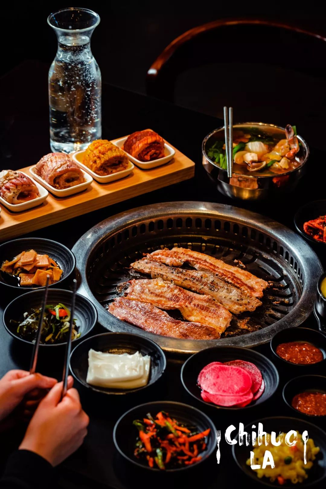 这家韩国烤肉店老板疯了洛杉矶大胃王速来