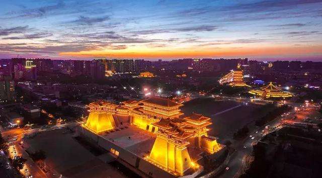 早晨中午晚上城市风景如画,洛阳初夏实在太美了