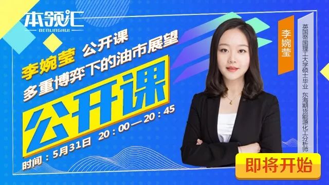 李婉莹:多重博弈下的油市展望 直播预告