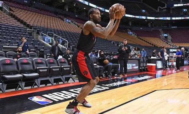 原创勇猛大战一触即发伦纳德赛前训练照曝光可他这表情是啥意思