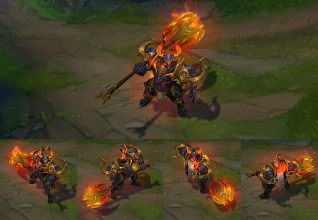 地狱火首先是这次铁铠冥魂重做之后的原画形象,和早期的金属大师已经