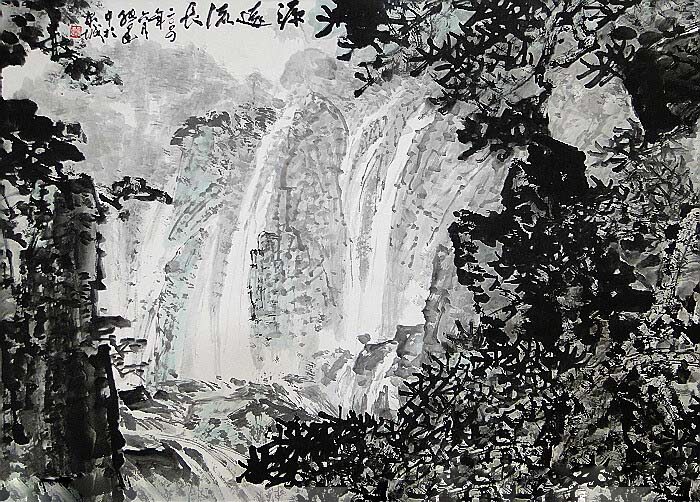 张建中画家《应手墨笔随意 放眼关景造化》-搜狐大视野-搜狐新闻