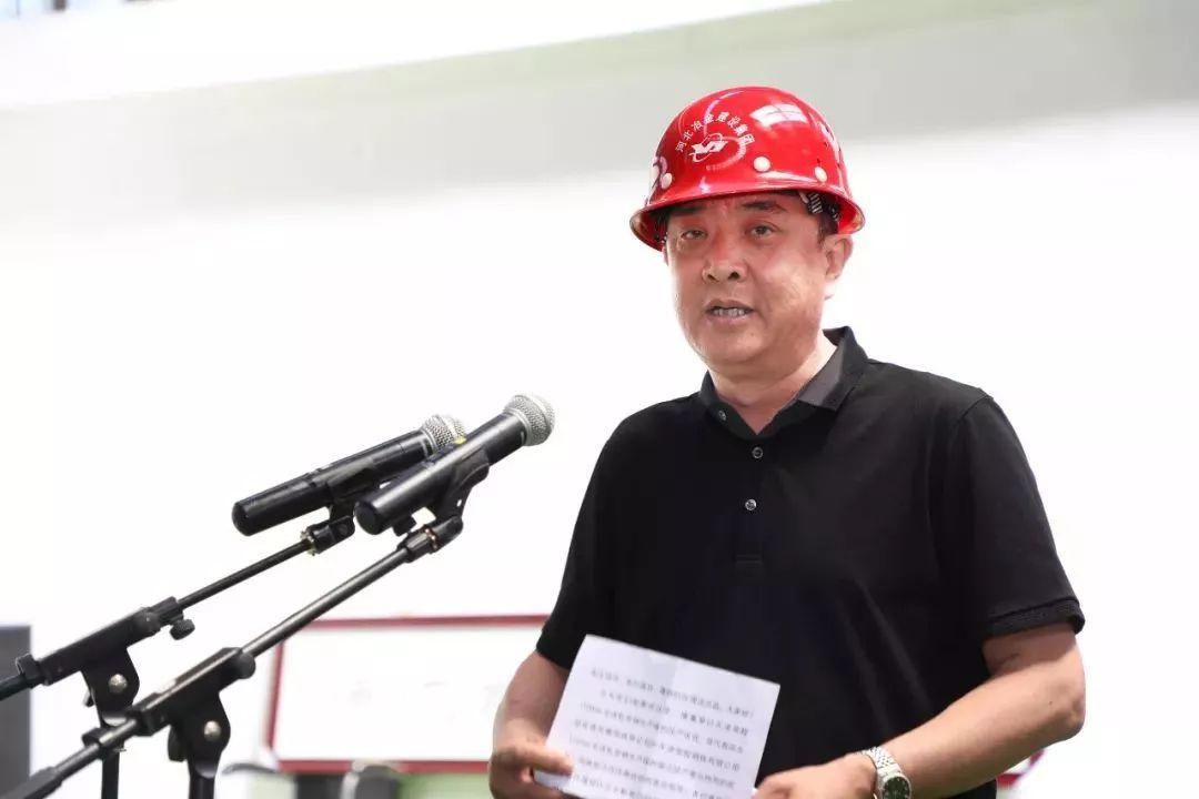 河北冶金建设集团总经理 付晓东1100mm全连轧带钢生产线作为荣程钢铁