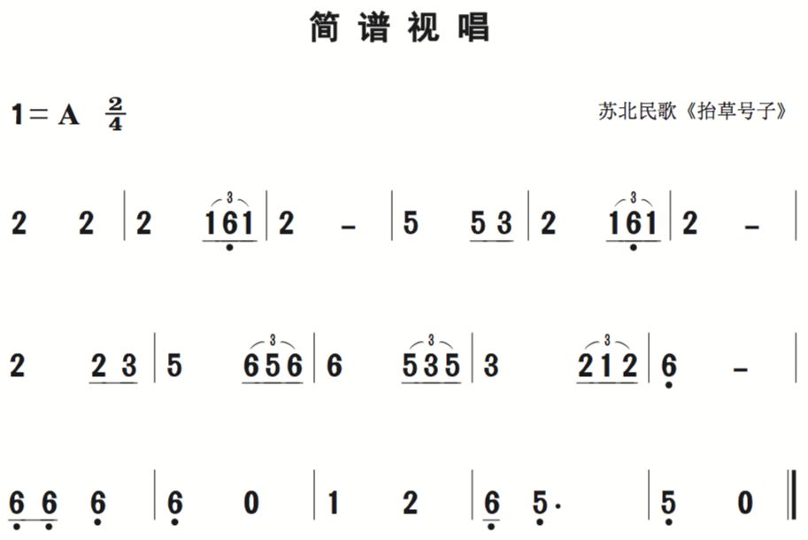 5月29日 | 每天一条简谱视唱(声乐爱好者专用)