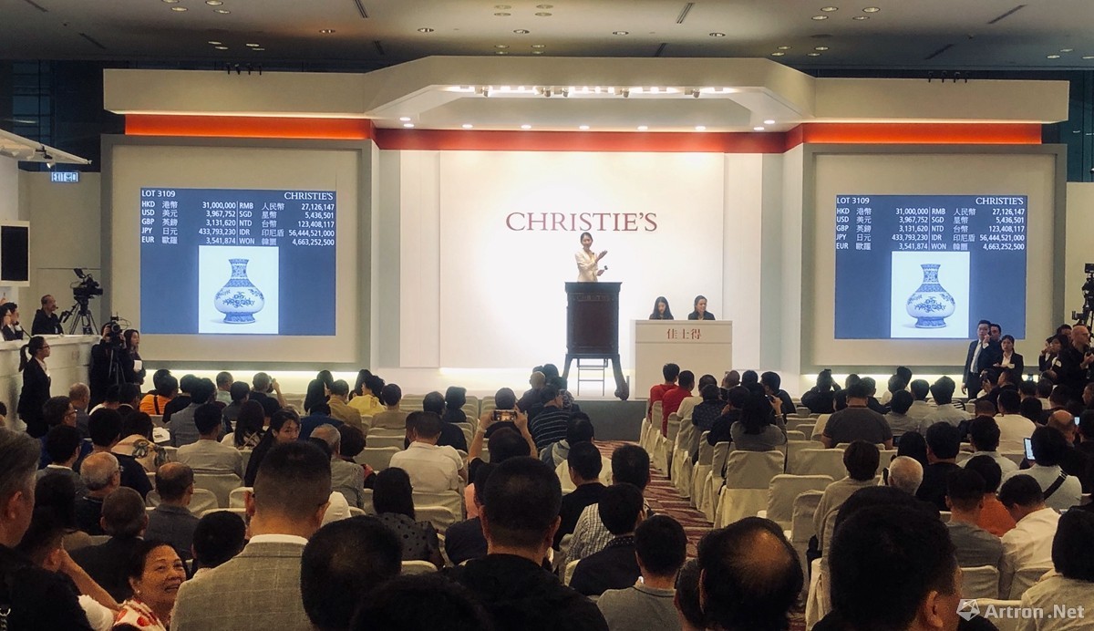 现当代艺术负重创收2019佳士得香港春拍255亿港币收官