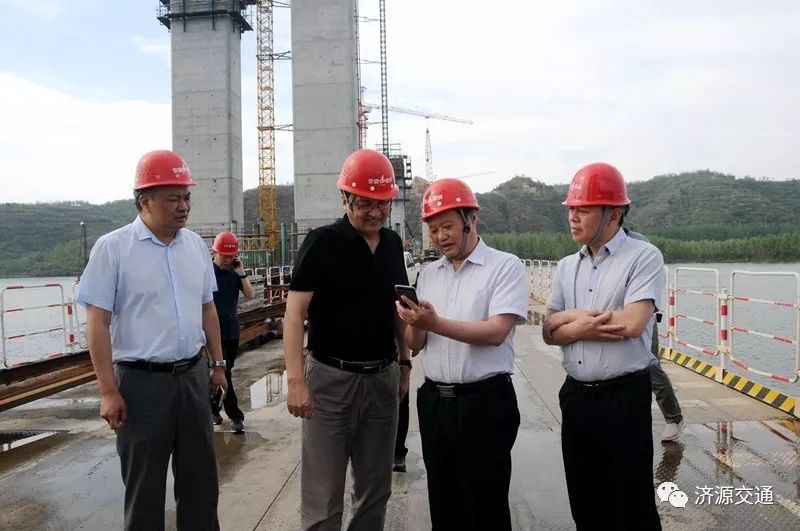 省交通运输厅副厅长徐强督导检查济阳济洛西高速公路项目建设情况