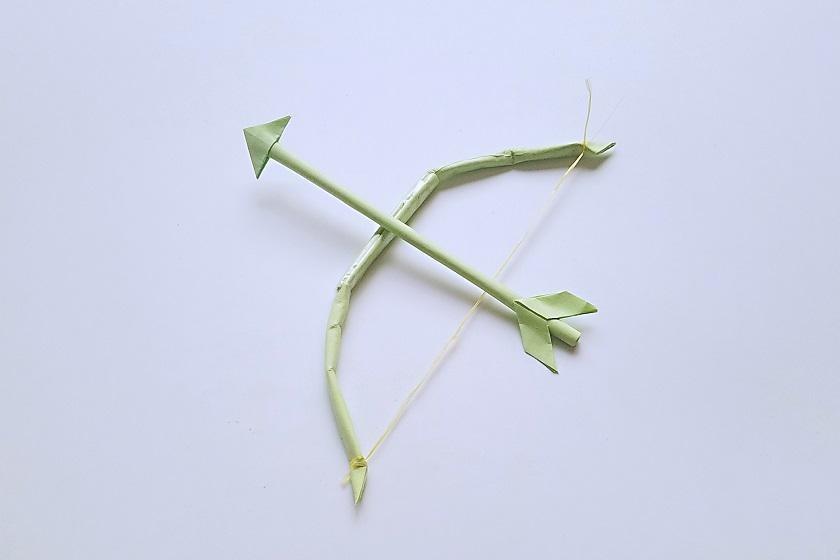 儿童手工折纸弓箭简单好玩折纸王子视频教程