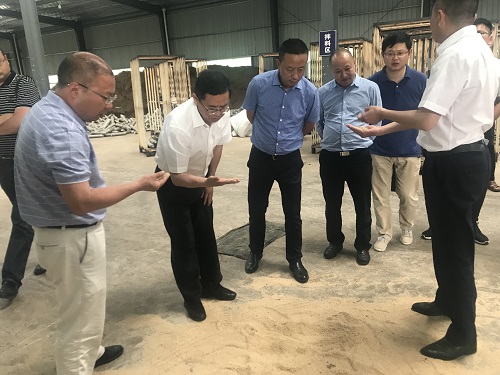 中共宝兴县委副书记县长罗显泽带队赴贵州安顺市开展食用菌香菇种植