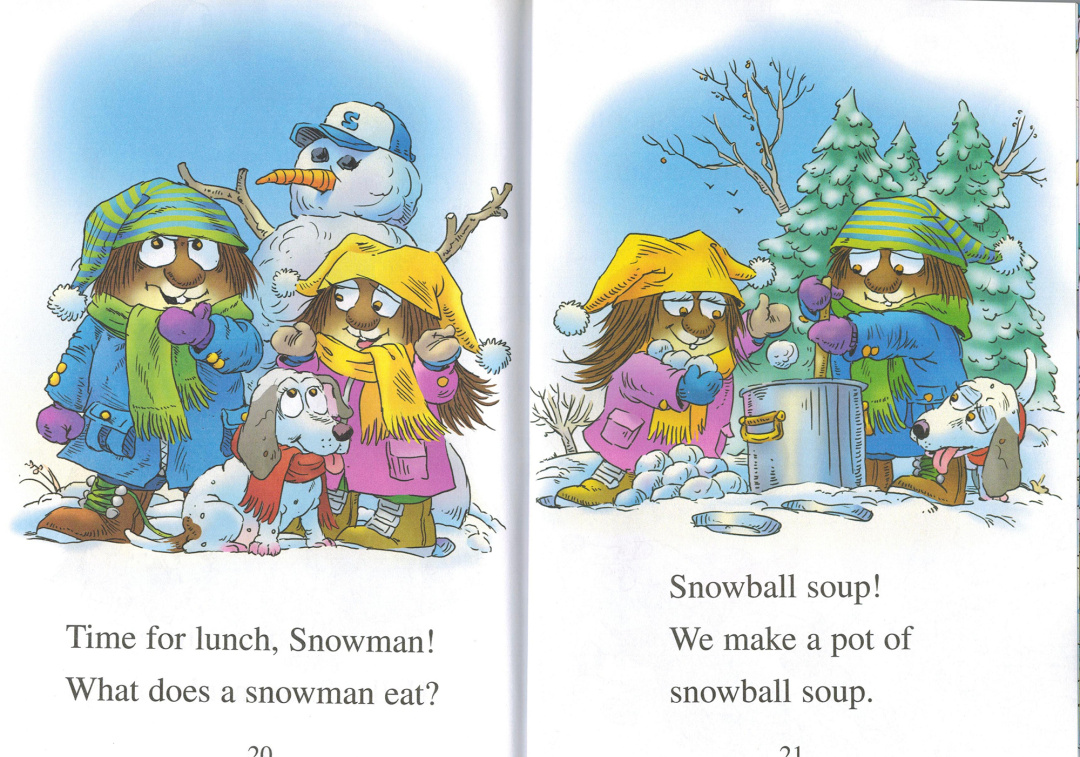 邦元英语:《snowball soup》雪球汤