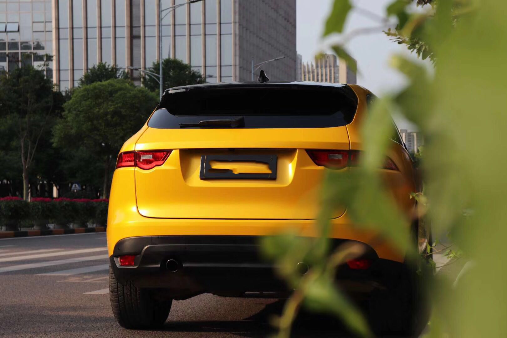 野性不改 捷豹e-pace改色电光黄