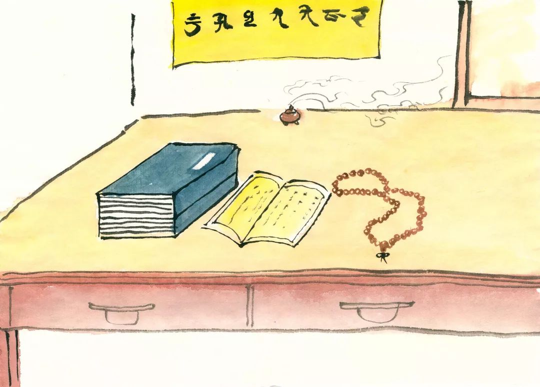 请回家的经书,到底该怎么安放呢?