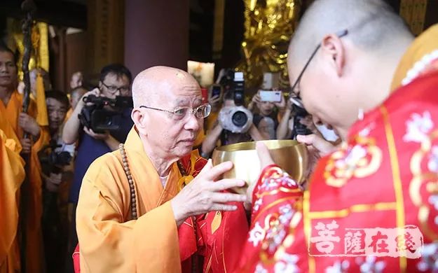 明生大和尚出席延祥古寺全堂佛像开光暨门净法师晋院典礼