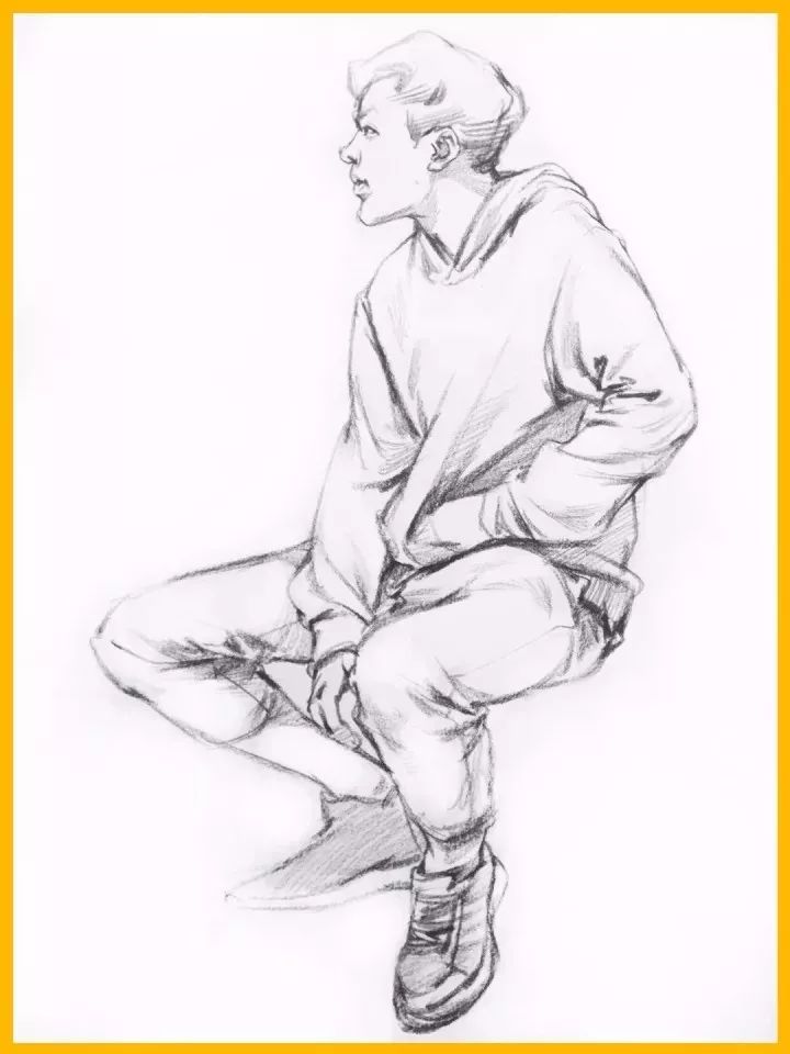 速写画不好坐姿你有认真分析过这几点表现技巧吗