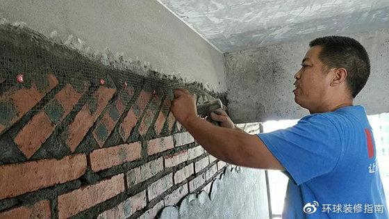 砖斜砌那么高只用单皮砖偷工吗师傅不偷工换你要偷哭