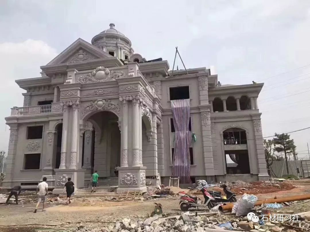 一流的农村在福建这石材别墅简直逆天