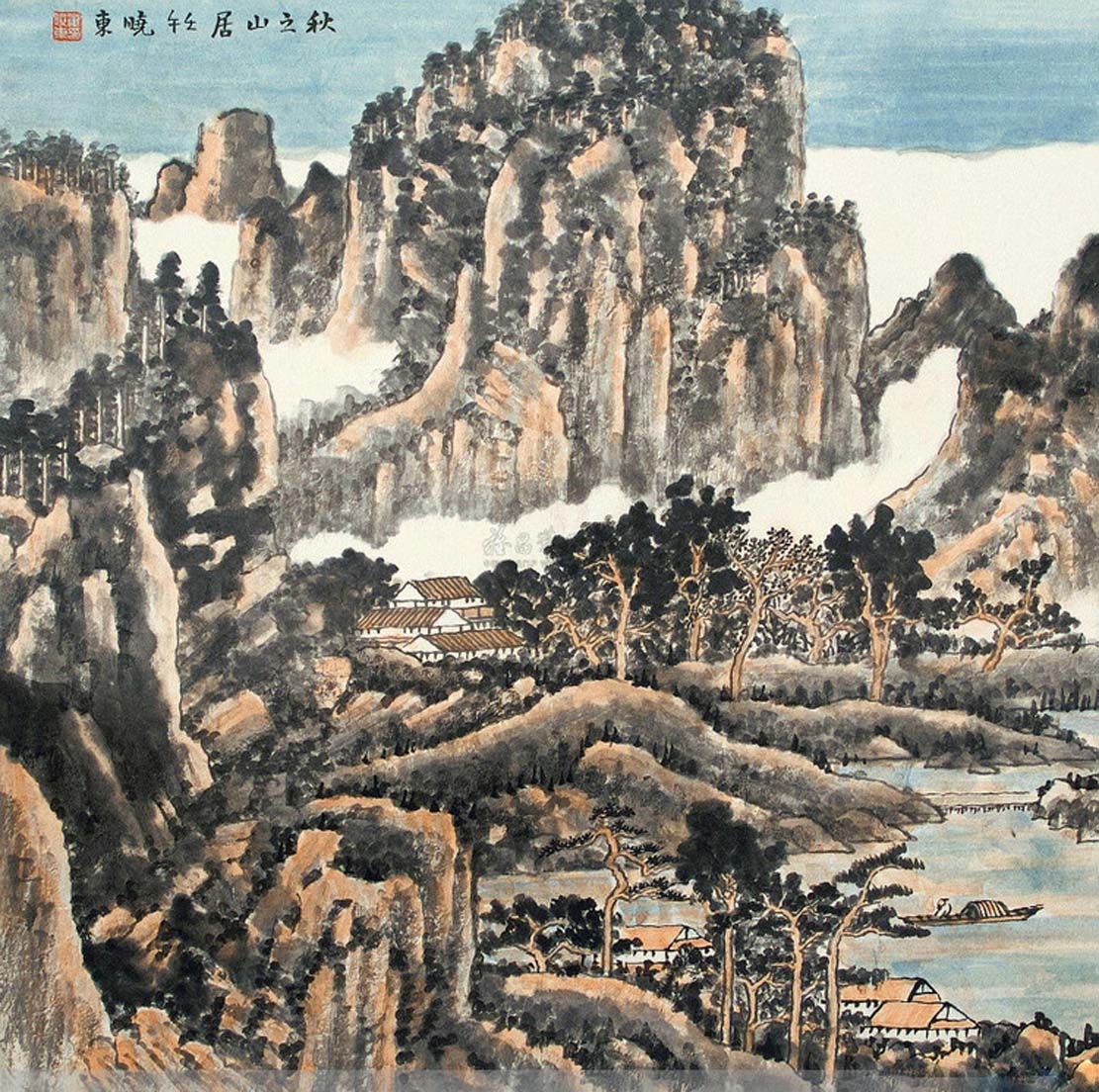 崔晓东画家《追求苍浑朴厚 构图严谨饱满》