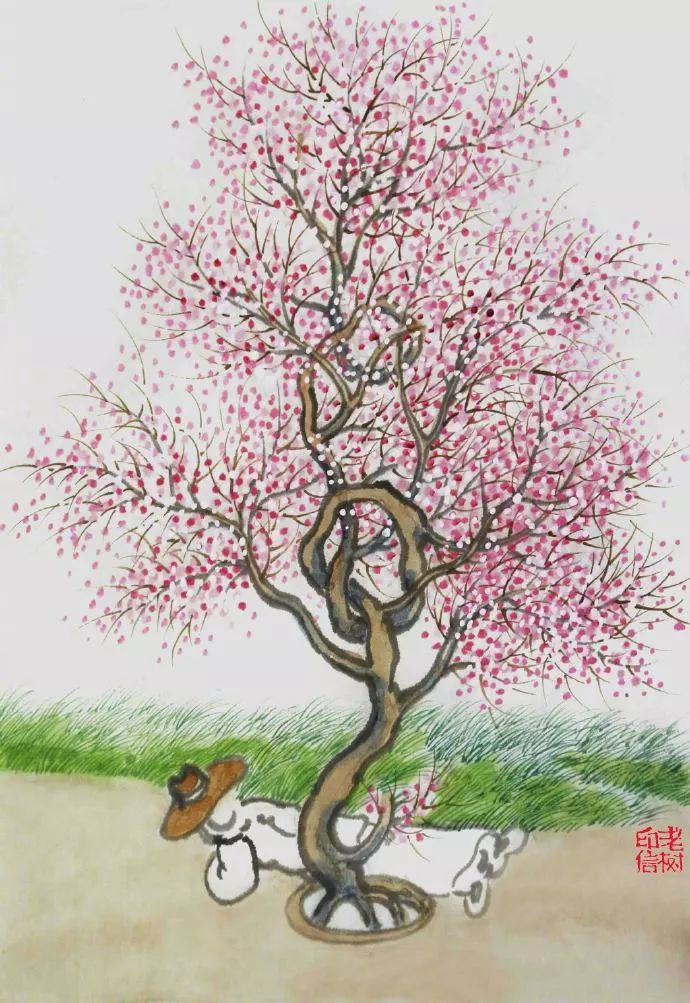 每日一画刘树勇他是中国过得最明白的人看过他的画与诗会恍然大悟