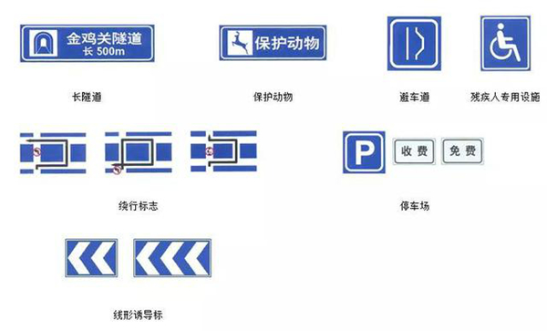 傳遞道路方向,距離信息的標誌.4,指路標誌指示車輛,行人行進的標誌.