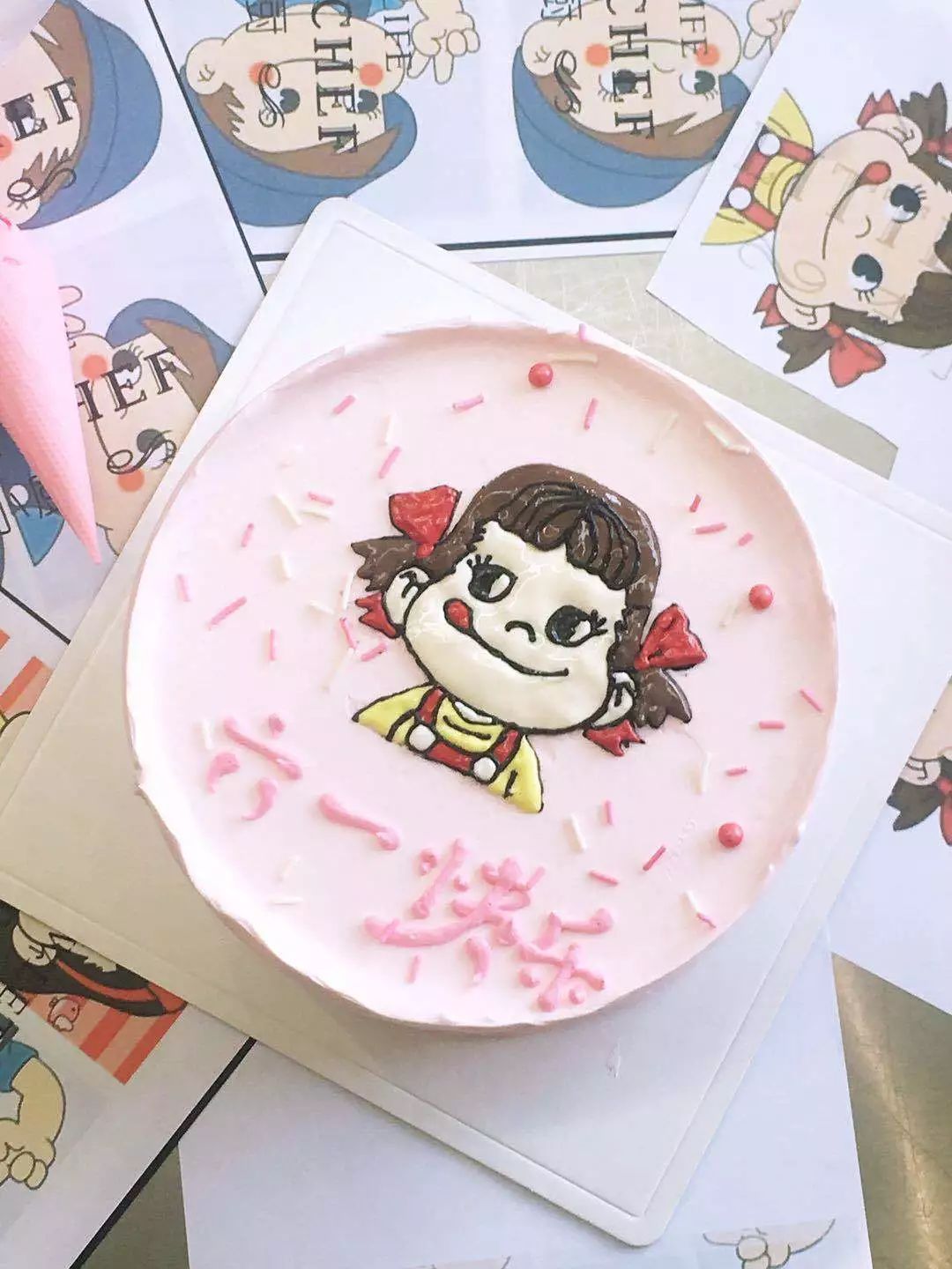 不二家新品ins风卡通蛋糕甜献61童趣节