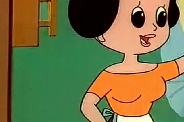 大头儿子小头爸爸洗衣机坏了围裙妈妈呼唤小头爸爸帮忙