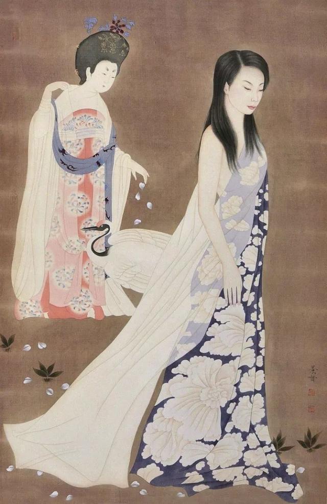 崔景哲工笔人物精品分享