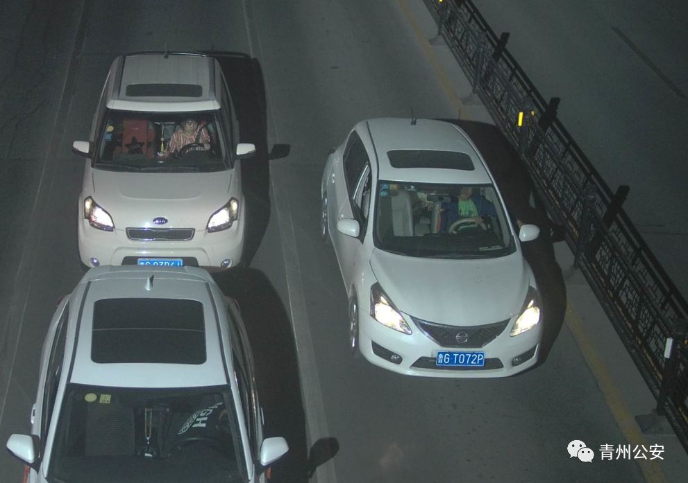 夜间实拍最新青州车辆交通违法主要是这些路口