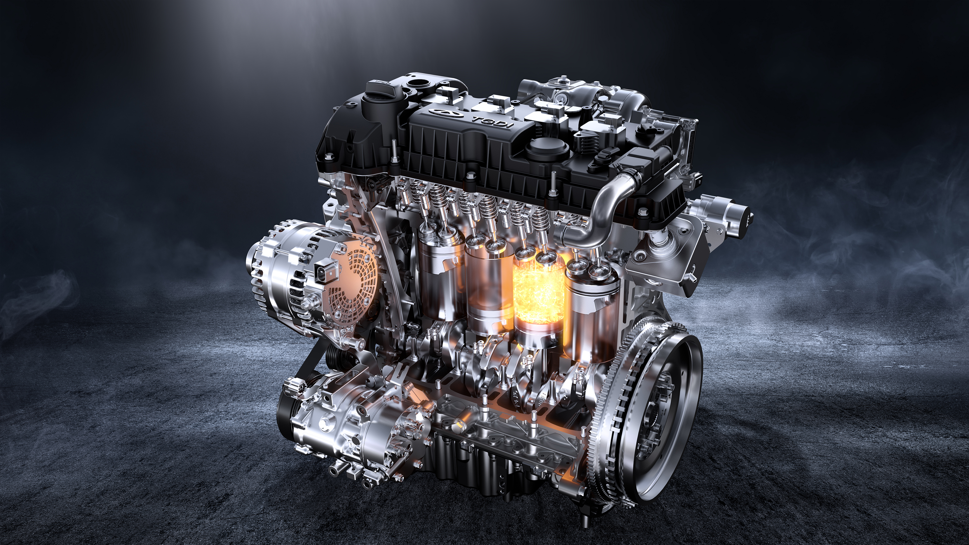 6tgdi缸内直喷涡轮增压发动机,拥有145kw最大功率,峰值扭矩高达290n