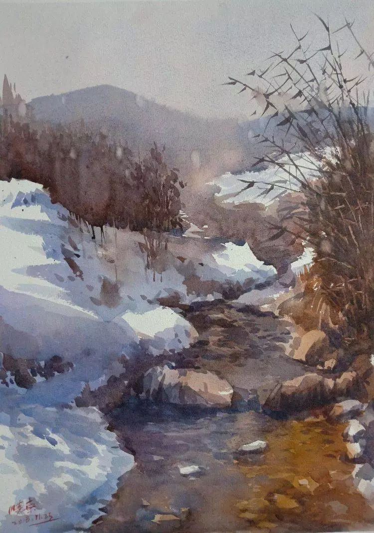 崇文微刊(2019第4期)——梁晓东水彩画作品选