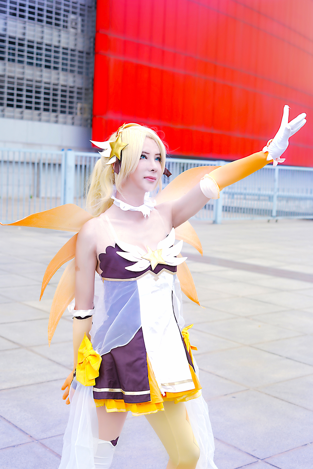 守望先锋三周年天使同人cosplay张桢莜