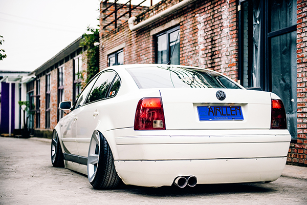 帕萨特b5改装气动避震案例