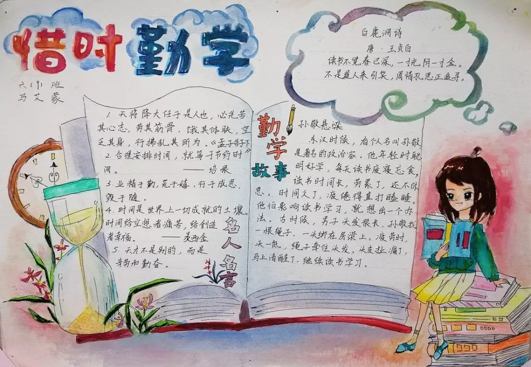手抄报,发现更好的自己_主题