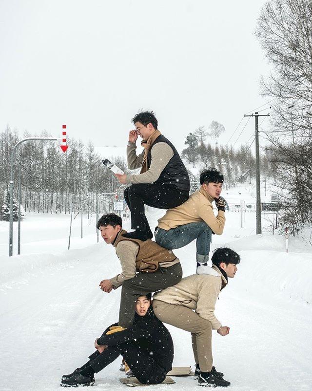 毕业照怎么拍才沙雕韩国爆笑男子照相集这些pose学起来