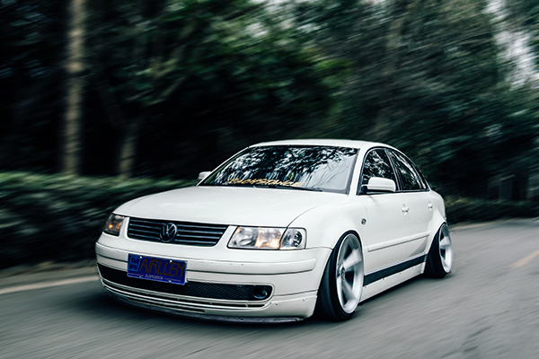 帕萨特b5改装气动避震案例