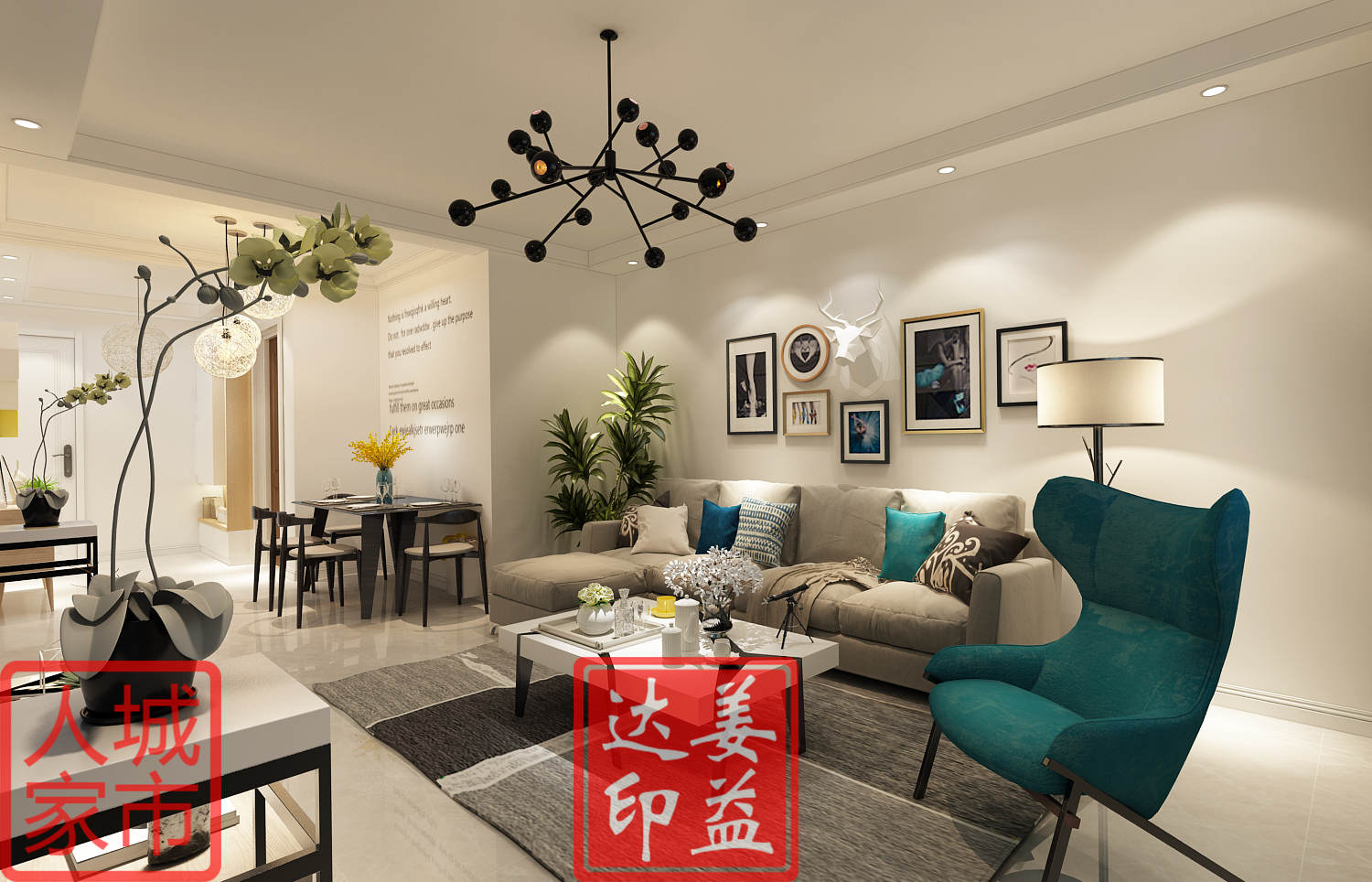 中海景阳公馆现代风格装修案例姜益达整理效果图-搜狐大视野-搜狐新闻
