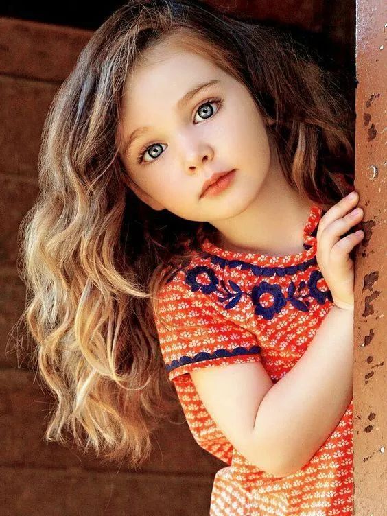 萌娃一烫发从小美到大