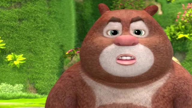 熊熊乐园小月亮唱歌是挺好听的但是把熊大都给唱晕了