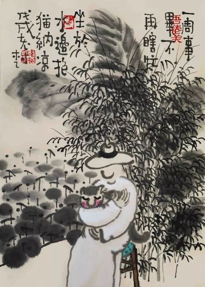 每日一画刘树勇他是中国过得最明白的人看过他的画与诗会恍然大悟