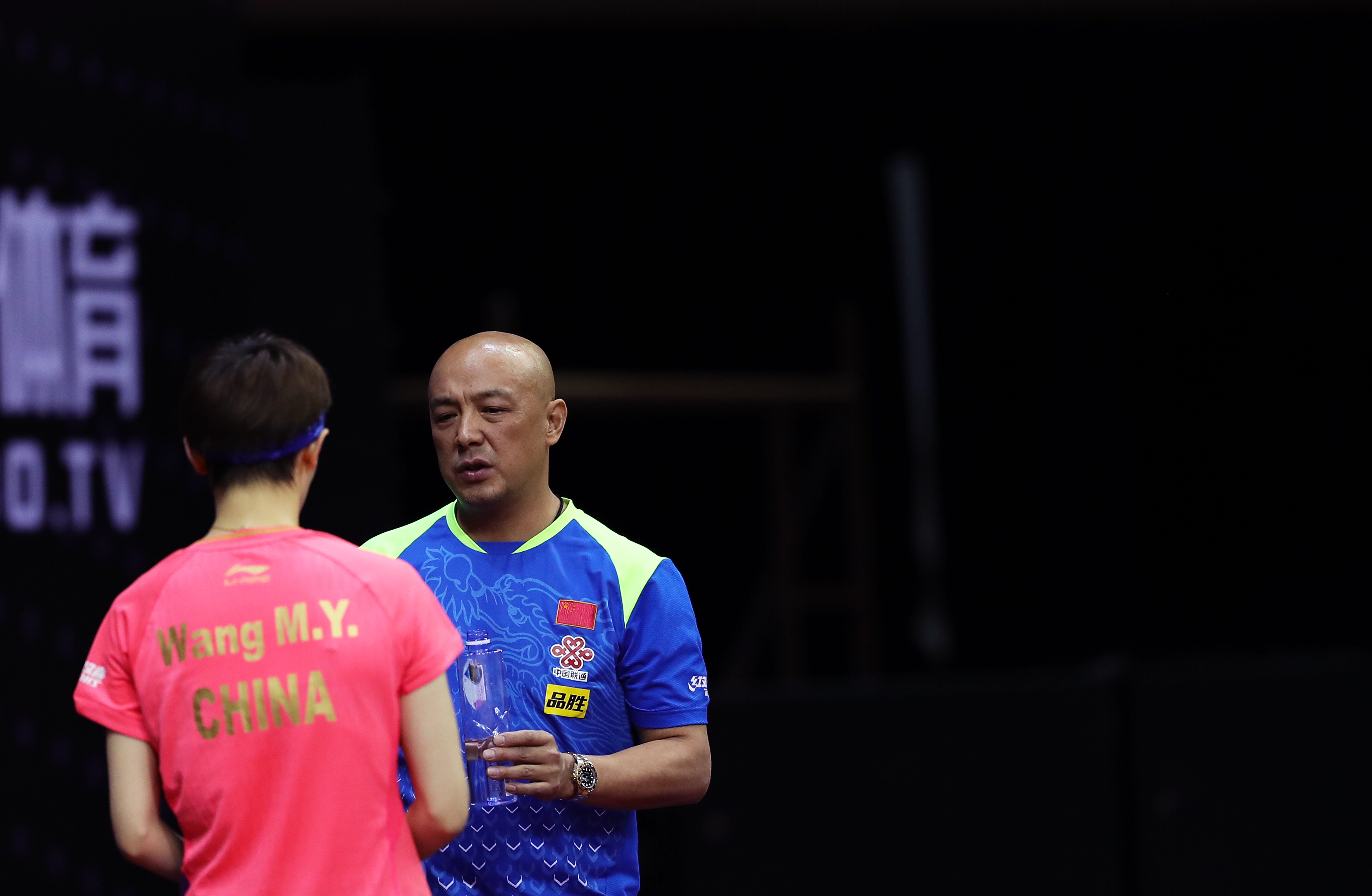 在深圳进行的国际乒联世界巡回赛2019中国乒乓球公开赛女子单打第二轮