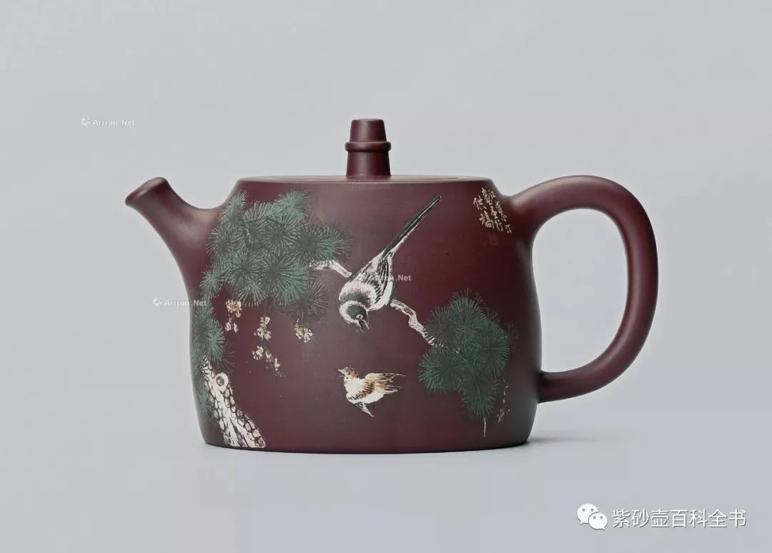 0118 当代 许兵 谈曙君合制 江寒汀画 江圣行供稿 雷建发绘 汉铎壶