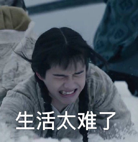 "生活太难了!"心底真实的那个声音却是,"哥哥带我走吧!
