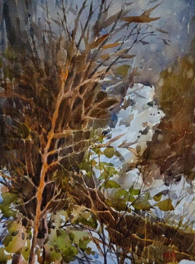 崇文微刊(2019第4期)——梁晓东水彩画作品选