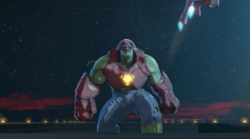 钢铁侠大战绿巨人在《美国队长3》里面,因为协议与冬兵巴基的问题